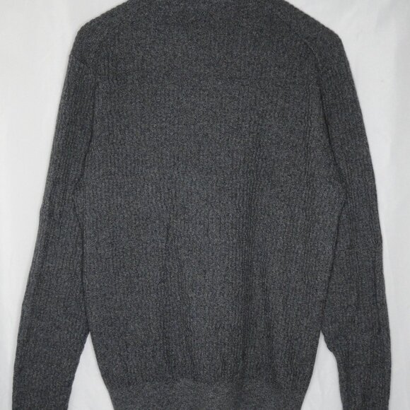 Ted Baker Agarr Textured Crewneck Sweater Dark Gray Men's Size 4 US Size Large - Picture 7 of 13